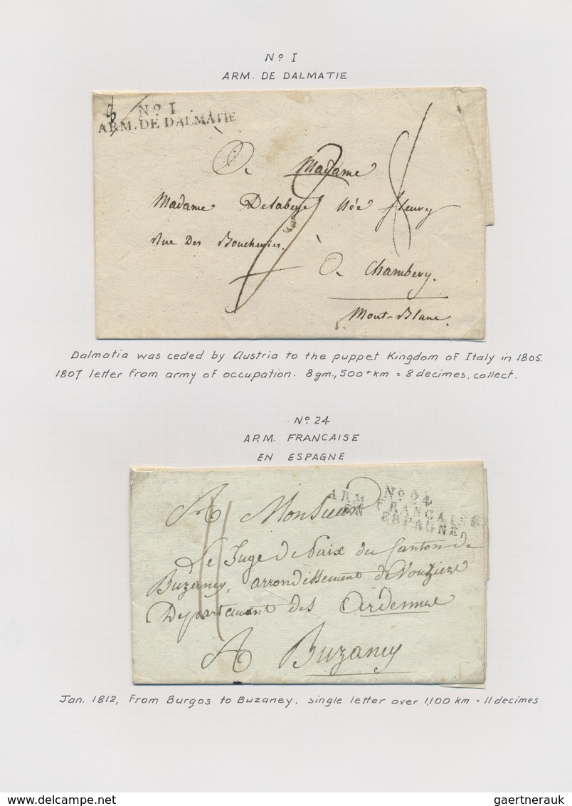 Br Frankreich: 1582/1930 (ca.), sophisticated collection of apprx. 200 covers, mainly stampless covers