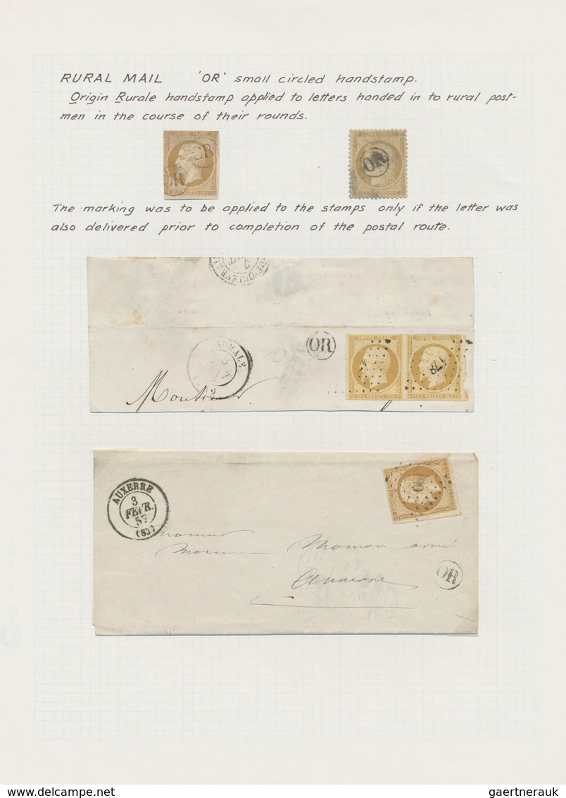 Br Frankreich: 1582/1930 (ca.), sophisticated collection of apprx. 200 covers, mainly stampless covers