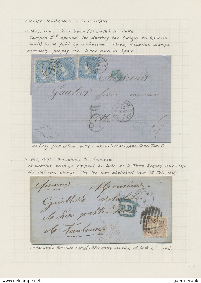 Br Frankreich: 1582/1930 (ca.), sophisticated collection of apprx. 200 covers, mainly stampless covers