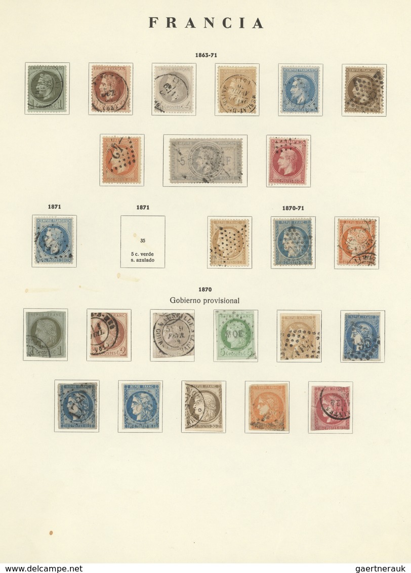 O/* Frankreich: 1849-1967 Mint And Used Collection From First Issues - Have A Look. - Oblitérés