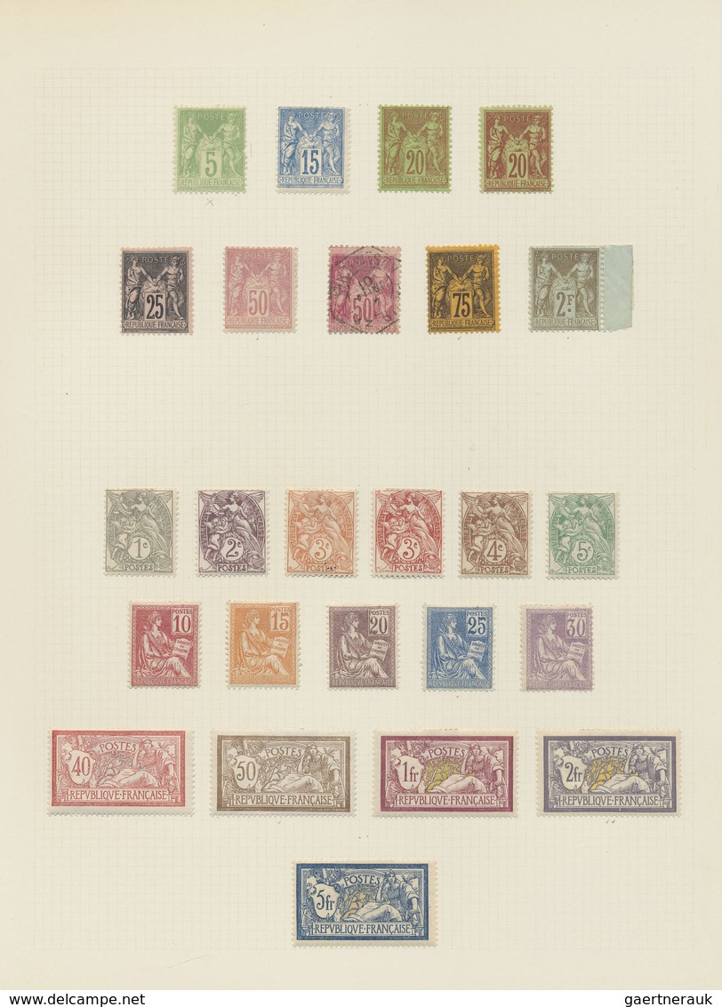 */**/O Frankreich: 1849/1960, A Superb Mint Collection, The First Issue Mainly Used Incl. MiNr. 7 (1 Fr. Ca - Oblitérés