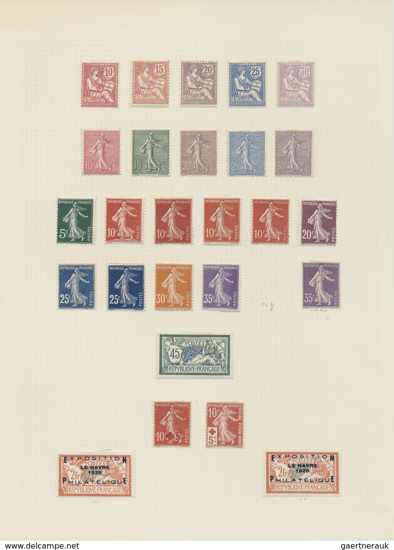 */**/O Frankreich: 1849/1960, A Superb Mint Collection, The First Issue Mainly Used Incl. MiNr. 7 (1 Fr. Ca - Oblitérés