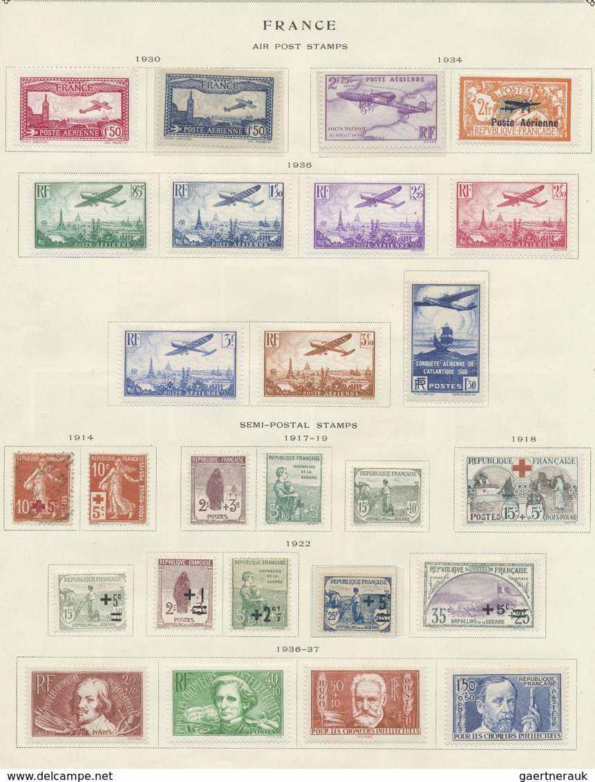 O/* Frankreich: 1849/1940, Used And Mint Collection On Album Pages, From Classic Issues With Several Bet - Oblitérés