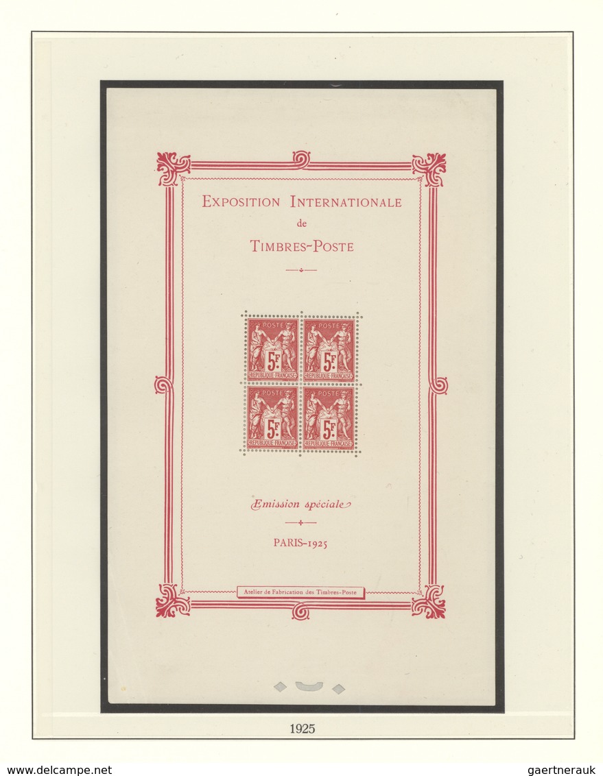 **/*/O Frankreich: 1849/2016, Umfangreiche Postfrische Sammlung (im Anfangsbereich Bis Ca. 1900 Meist Ungeb - Oblitérés