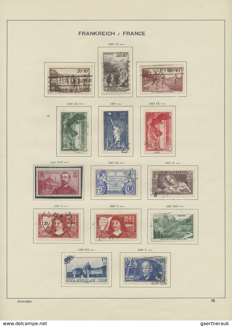 O/*/Br Frankreich: 1850/1970 Ca., Cancelled And Unused, Very Solid Ground Stock Collection With Envelopes I - Oblitérés