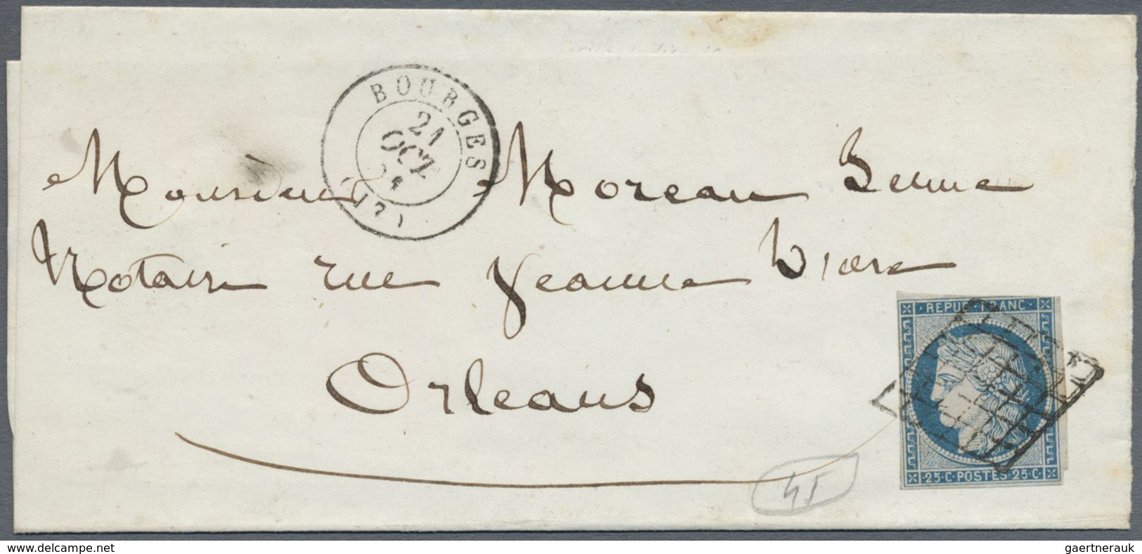 Br Frankreich: 1850/1875, CERES and NAPOLEON (various issues), holding of apprx. 540 entires, varied co