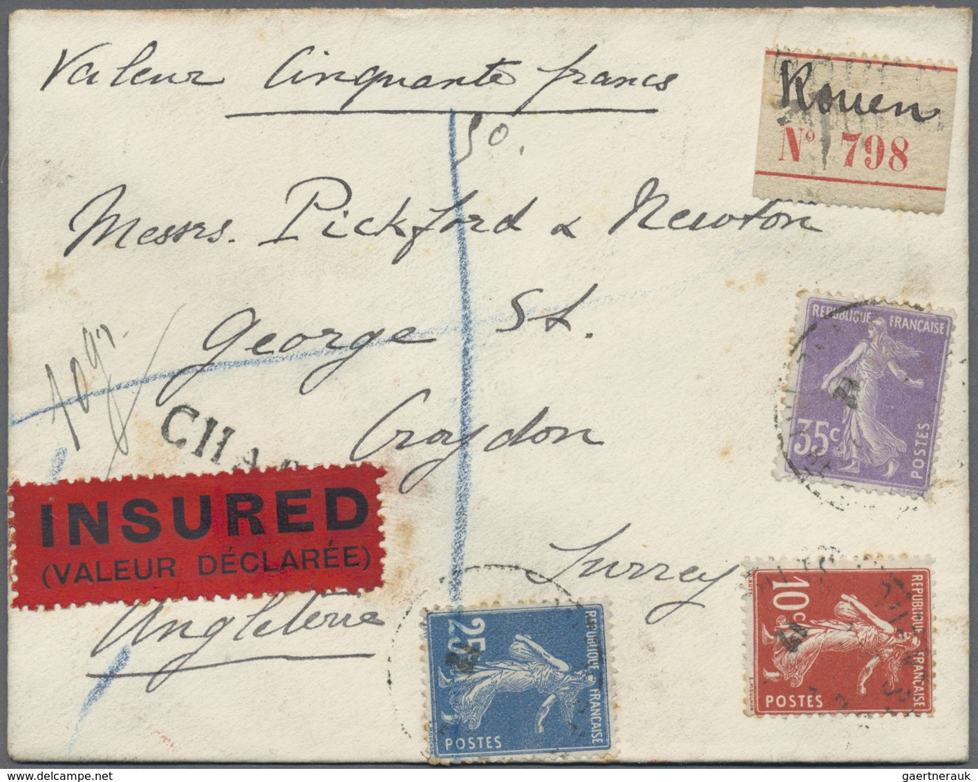 Br Frankreich: 1860/2014 (ca.), enormous accumulation of more than 2.000 covers/cards (roughly estimate