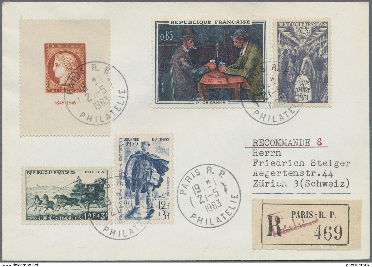 Br Frankreich: 1860/2014 (ca.), enormous accumulation of more than 2.000 covers/cards (roughly estimate