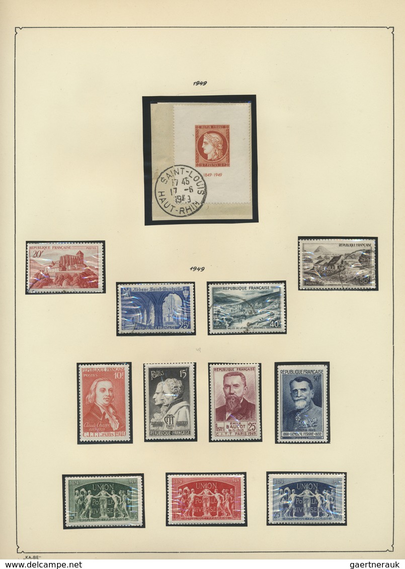 **/O/* Frankreich: 1863/1963, Mint And Used Collection In An Ancient KA/BE Album, From Early Issues But Mai - Oblitérés