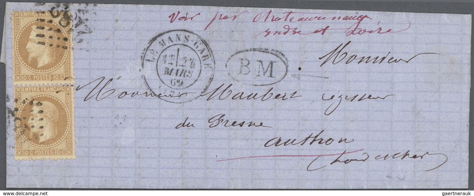 Br/ Frankreich: 1870/1990 (ca.), FRENCH RAILWAY, Accumulation Of Apprx. 180 Entires: Apprx. 100 (mainly - Oblitérés