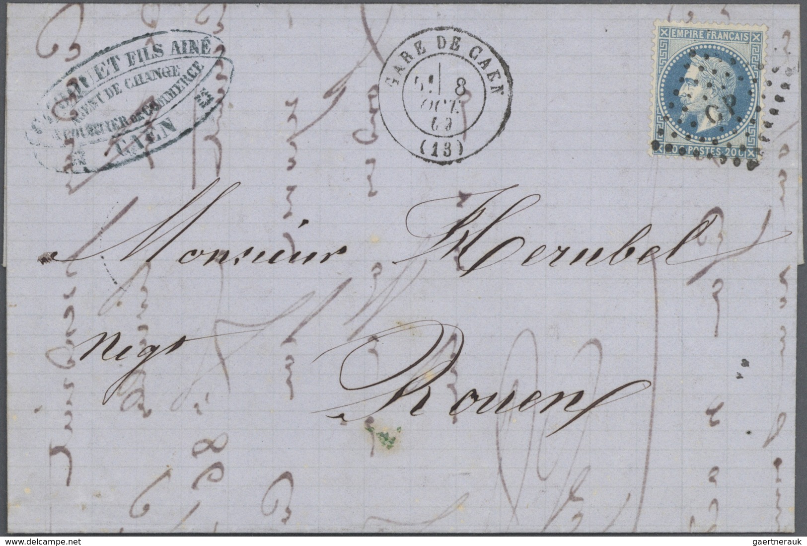 Br/ Frankreich: 1870/1990 (ca.), FRENCH RAILWAY, accumulation of apprx. 180 entires: apprx. 100 (mainly