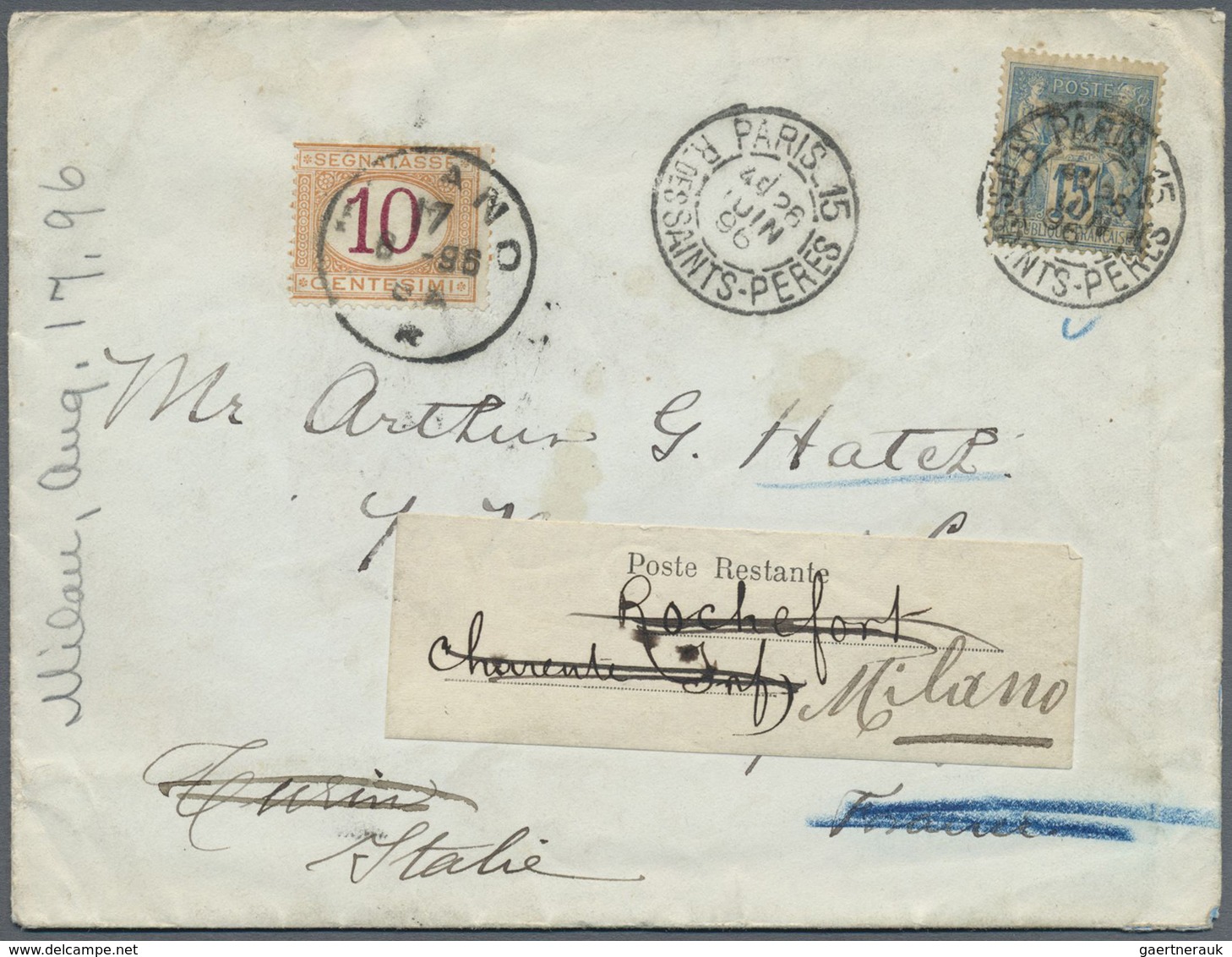 Br/GA Frankreich: 1876/1901, TYPE "SAGE", holding of apprx. 115 covers/cards/used stationeries, varied con