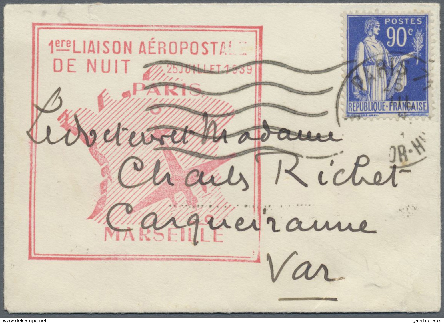 Br Frankreich: 1932/1945, TYPE "PAIX", accumulation of apprx. 1.000 (mainly commercial) covers/cards, c