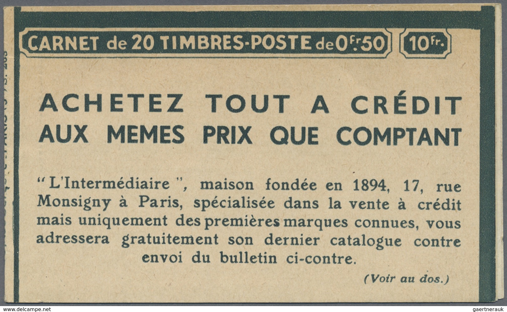 ** Frankreich - Markenheftchen: 1910/2009 (ca.), Comprehensive Accumulation Of Booklets, Incl. A Nice R - Autres & Non Classés