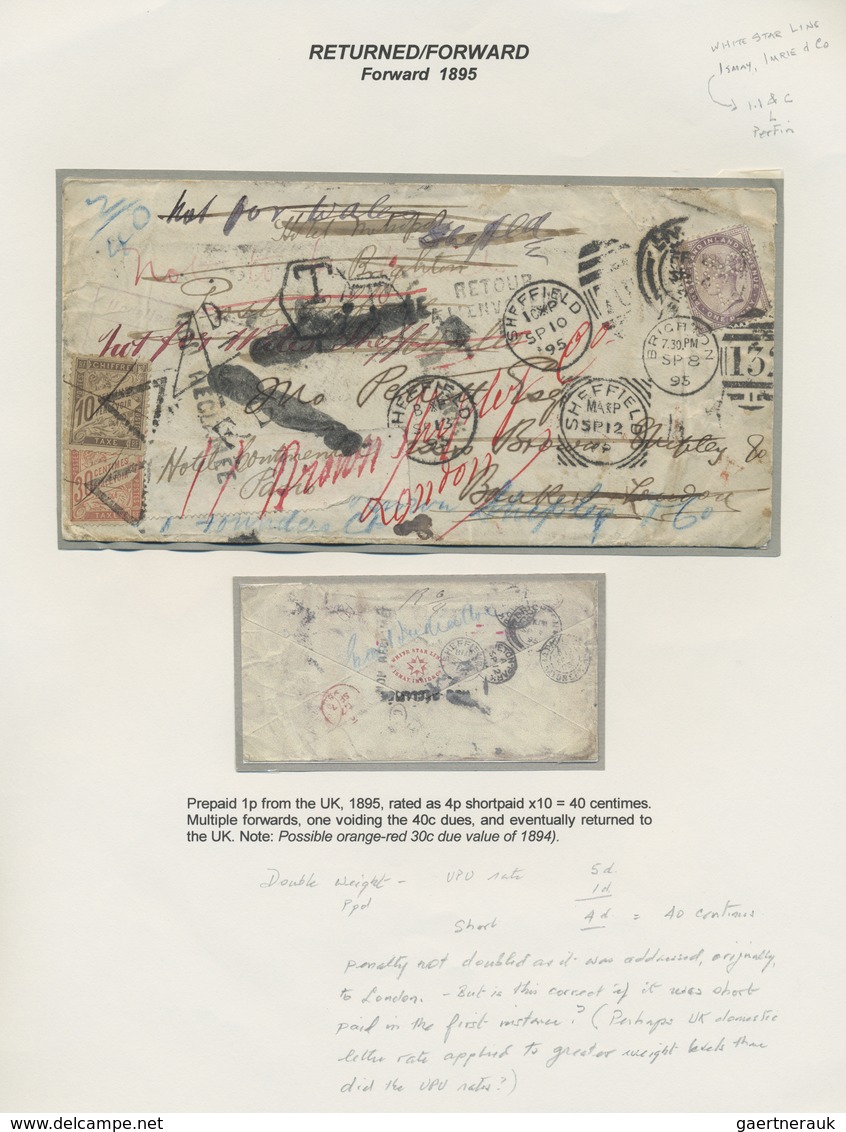 Br/GA Frankreich - Portomarken: 1859/1959, "100 YEARS OF FRENCH POSTAGE DUES", extraordinary exhibit colle