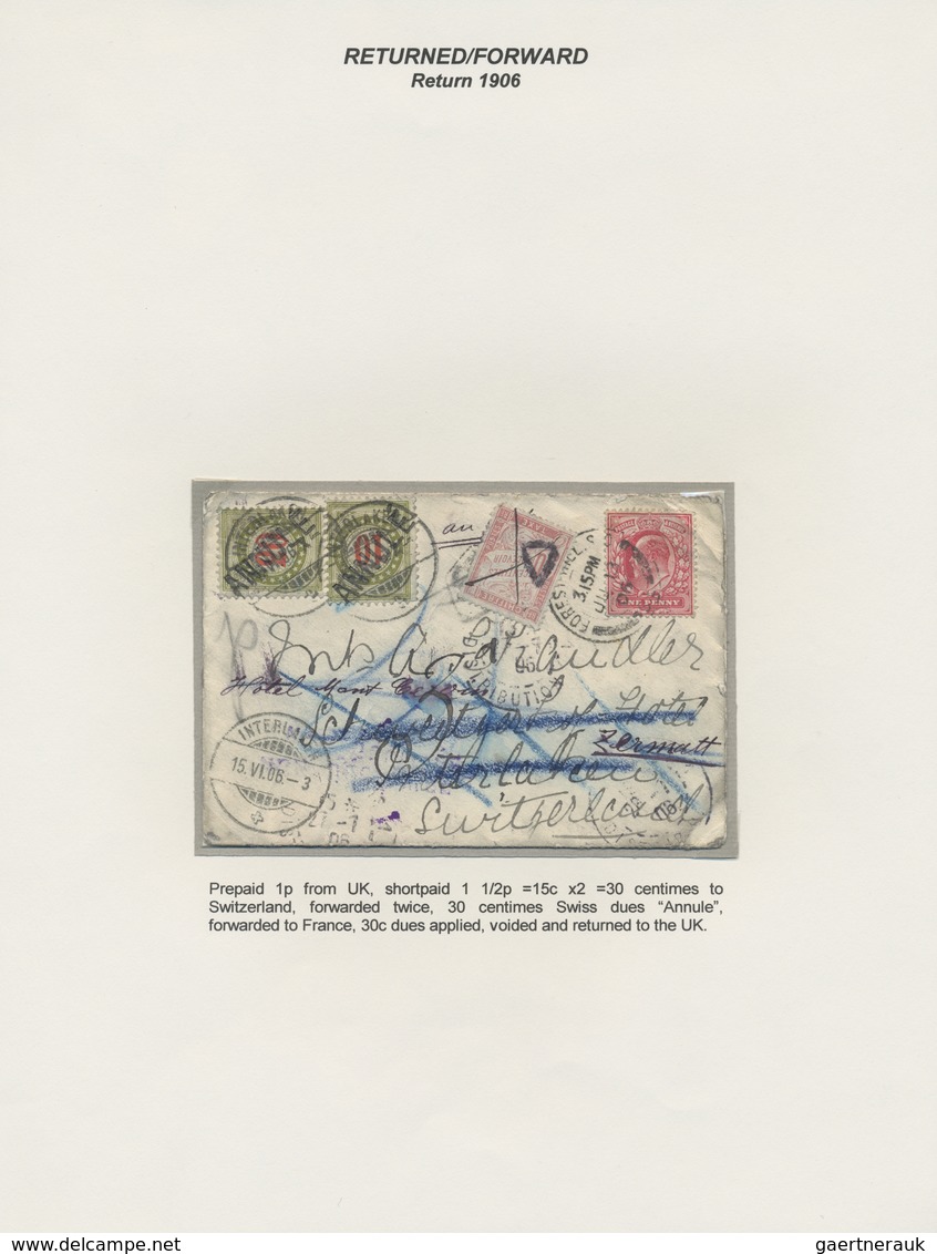 Br/GA Frankreich - Portomarken: 1859/1959, "100 YEARS OF FRENCH POSTAGE DUES", extraordinary exhibit colle