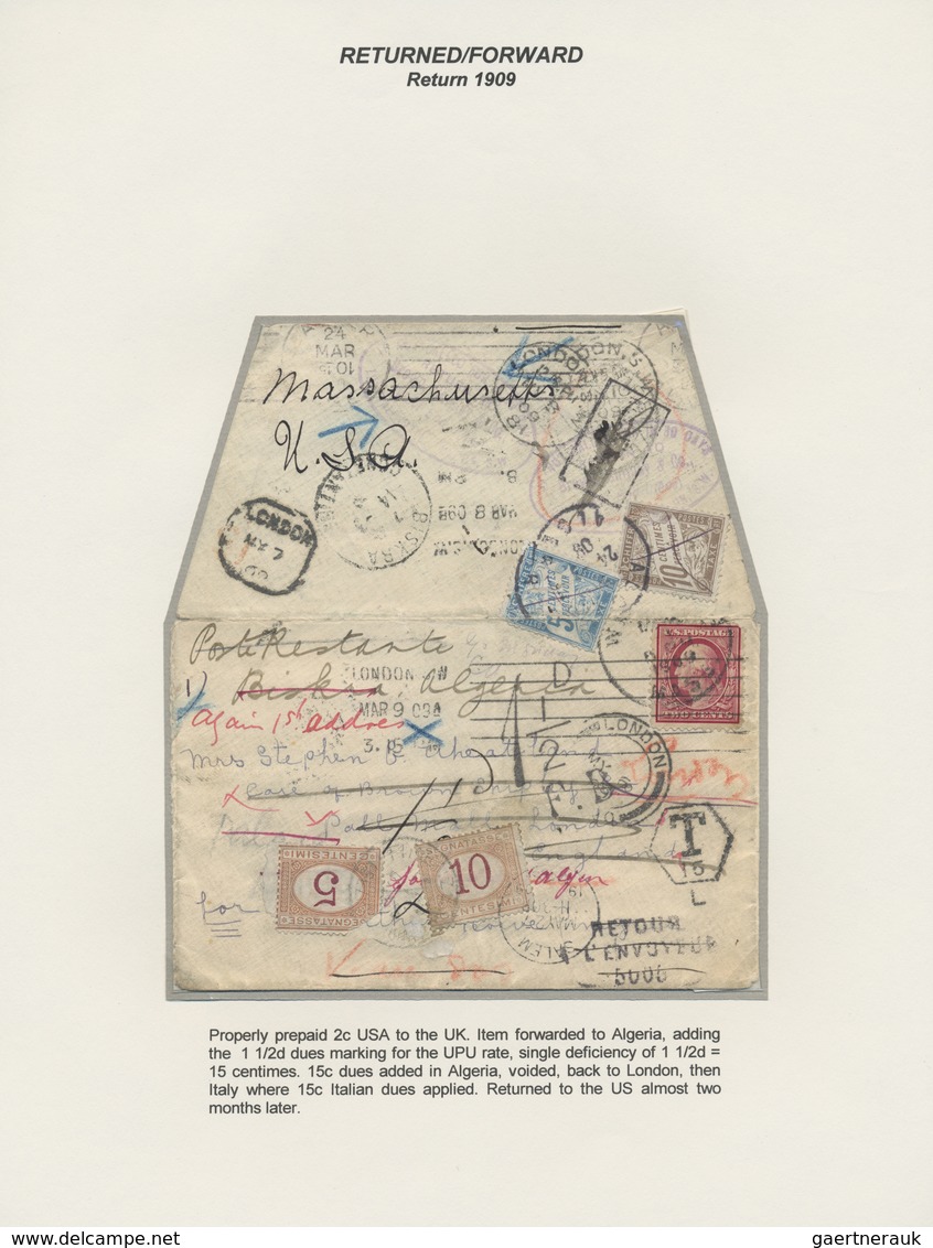 Br/GA Frankreich - Portomarken: 1859/1959, "100 YEARS OF FRENCH POSTAGE DUES", extraordinary exhibit colle