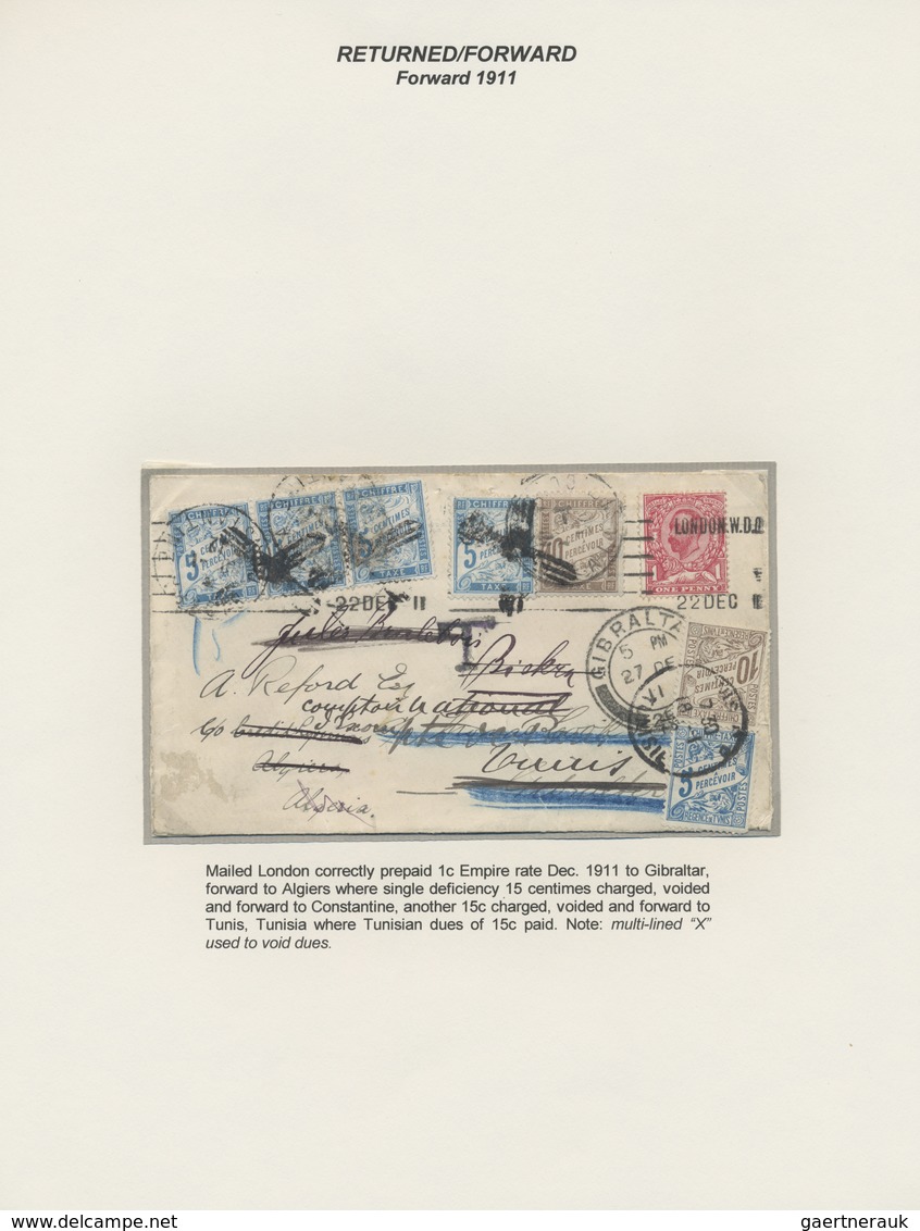 Br/GA Frankreich - Portomarken: 1859/1959, "100 YEARS OF FRENCH POSTAGE DUES", extraordinary exhibit colle