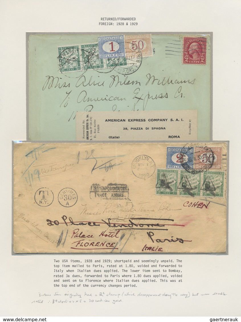 Br/GA Frankreich - Portomarken: 1859/1959, "100 YEARS OF FRENCH POSTAGE DUES", extraordinary exhibit colle