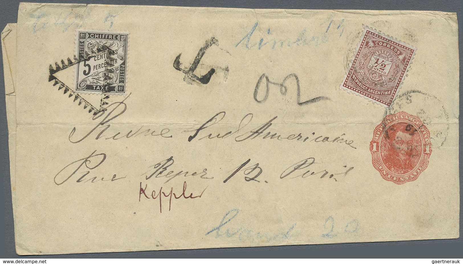 Br Frankreich - Portomarken: 1870/1980 (ca.), Insufficiently Paid Incoming Mail, Accumulation Of Apprx. - 1859-1959 Lettres & Documents