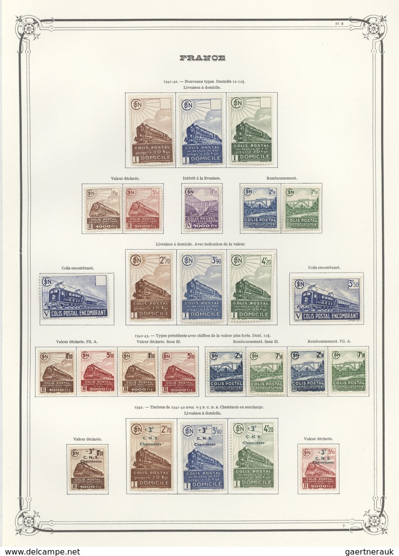 */O/**/(*) Frankreich - Postpaketmarken: 1892/1960, Mint And Used Accumulation/collection Of Apprx. 560 Stamps - Autres & Non Classés