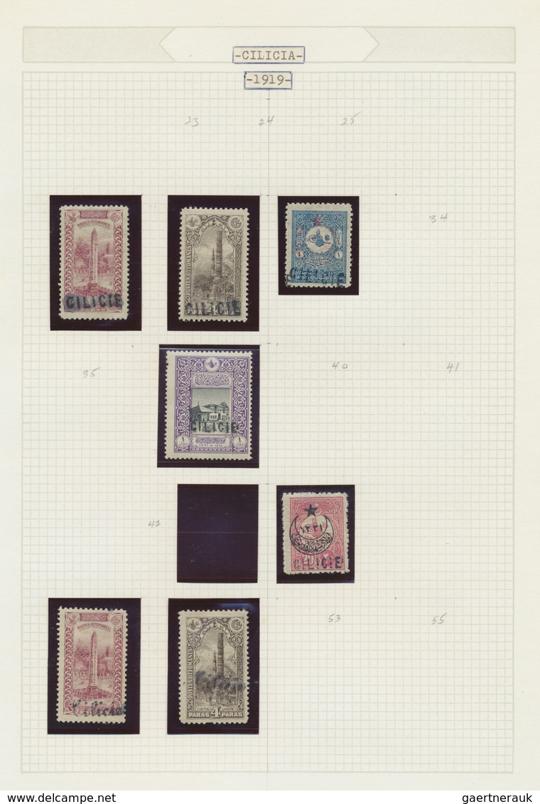 */O Französische Post in der Levante: 1919/1950 (ca.), French areas in Levant, mint and used collection