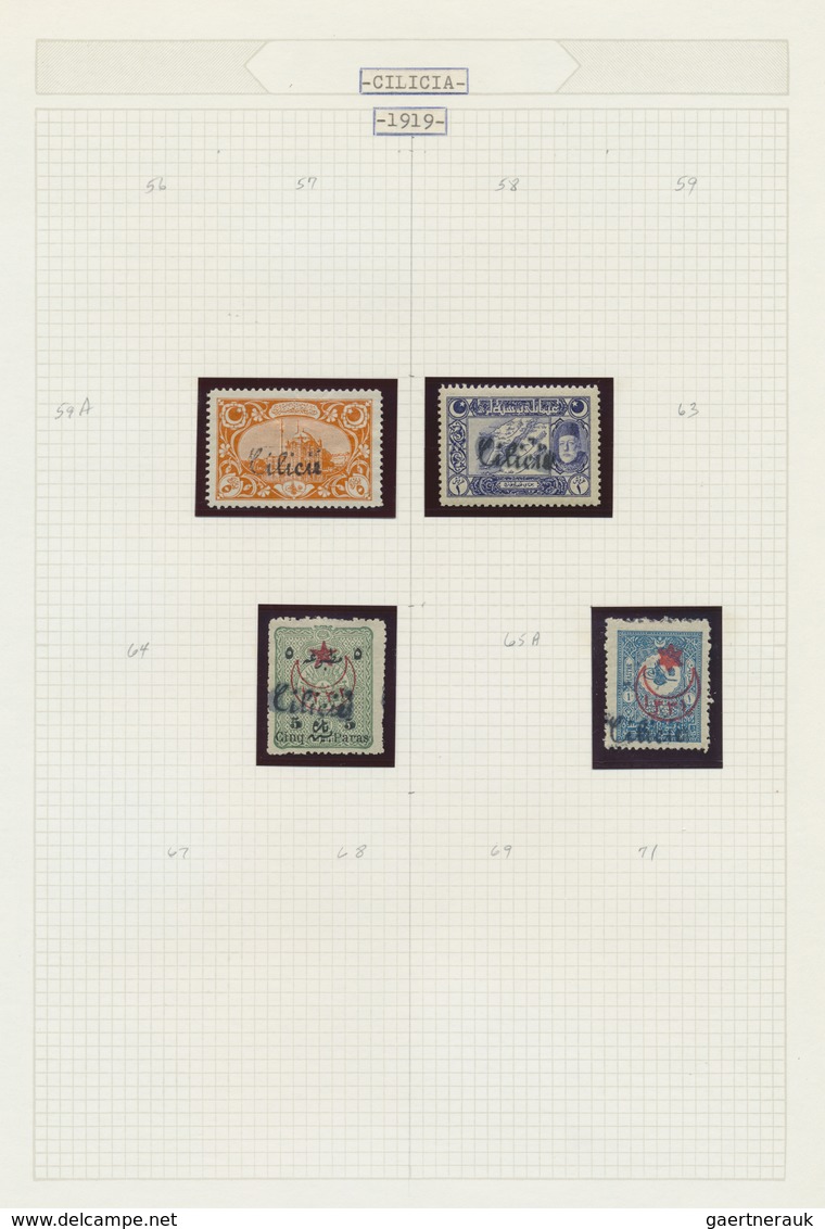 */O Französische Post in der Levante: 1919/1950 (ca.), French areas in Levant, mint and used collection