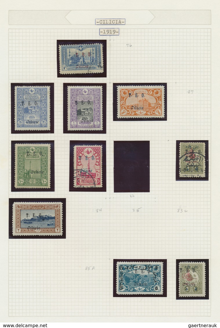 */O Französische Post in der Levante: 1919/1950 (ca.), French areas in Levant, mint and used collection