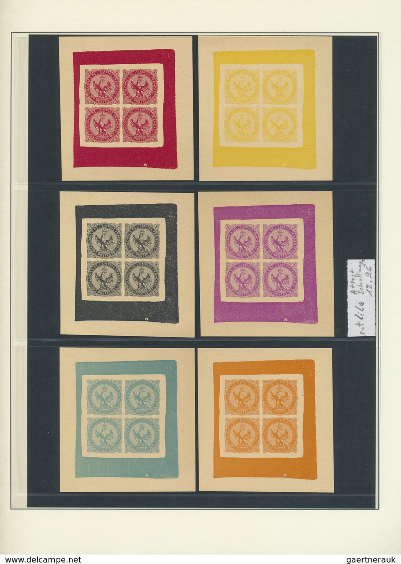 (*) Französische Kolonien - Allgemeine Ausgabe: 1859 Kollektion Von über 200 Farbproben(fraglich?, Priva - Autres & Non Classés