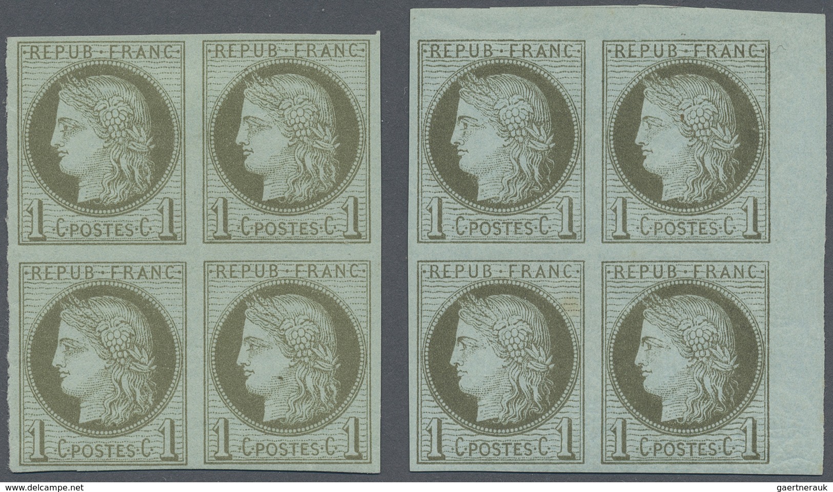 */**/O Französische Kolonien - Allgemeine Ausgabe: 1870/1890 (ca.), Mainly Mint Lot Incl. 80c. Eagle Oblit. - Autres & Non Classés