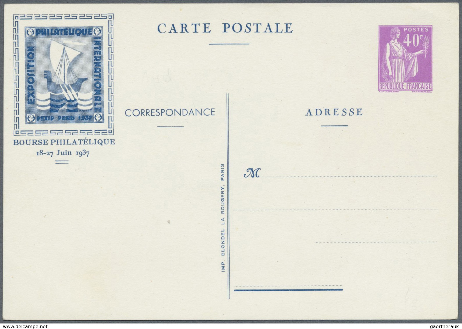 GA Frankreich - Ganzsachen: 1875/1990 (ca.), accumulation of apprx. 330 used and unsued stationeries, c