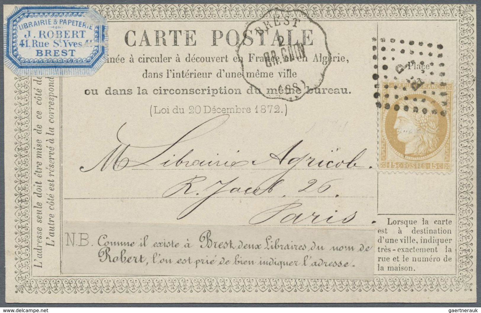 GA Frankreich - Ganzsachen: 1875/1990 (ca.), accumulation of apprx. 330 used and unsued stationeries, c