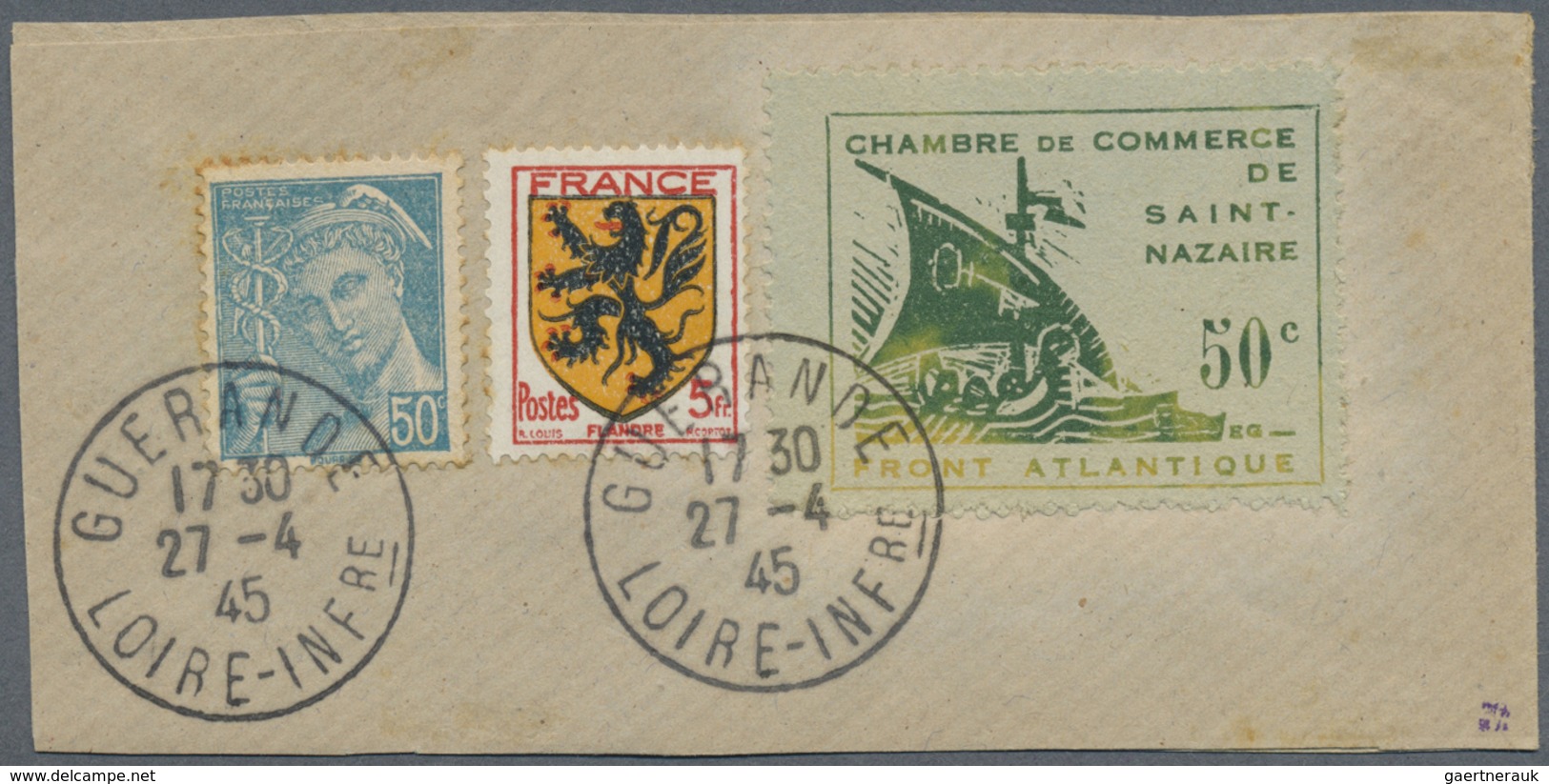 Br Frankreich - Militärpost / Feldpost: 1808/1945 (ca.), Unusual Accumulation With 53 Military Covers I - War Stamps