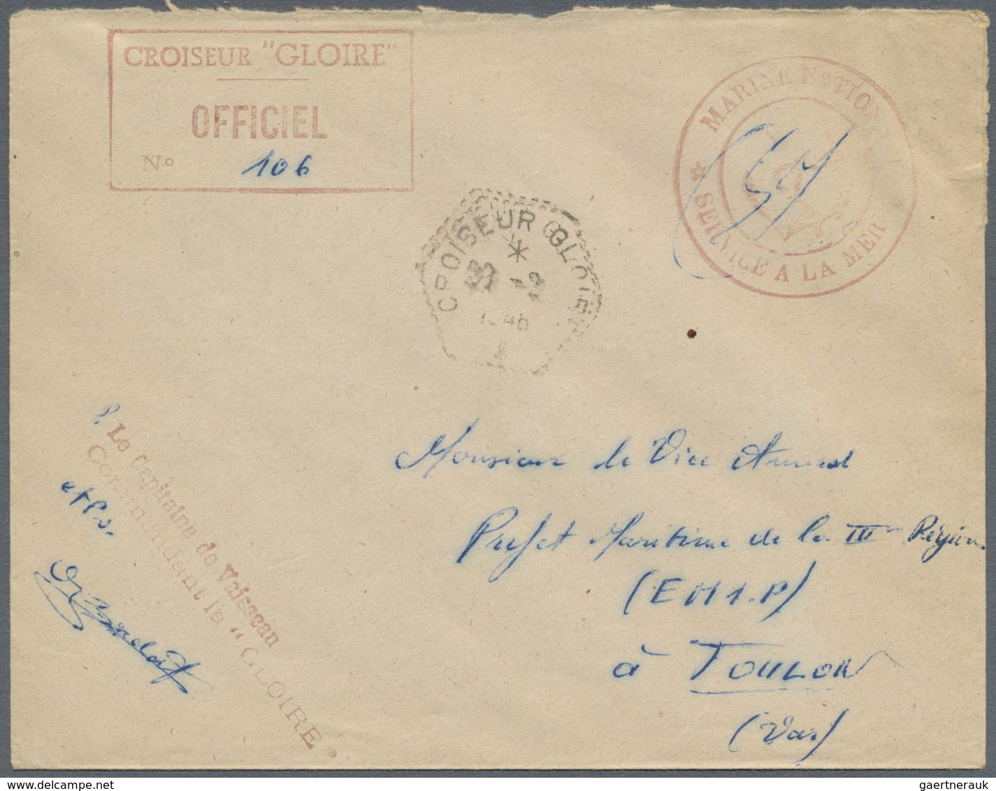 Br Frankreich - Militärpost / Feldpost: 1858/1949, Collection Of Apprx. 100 Covers/cards, Almost Exclus - Naval Post