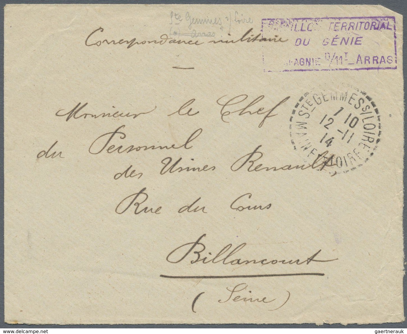 Br Frankreich - Militärpost / Feldpost: 1858/1949, collection of apprx. 100 covers/cards, almost exclus