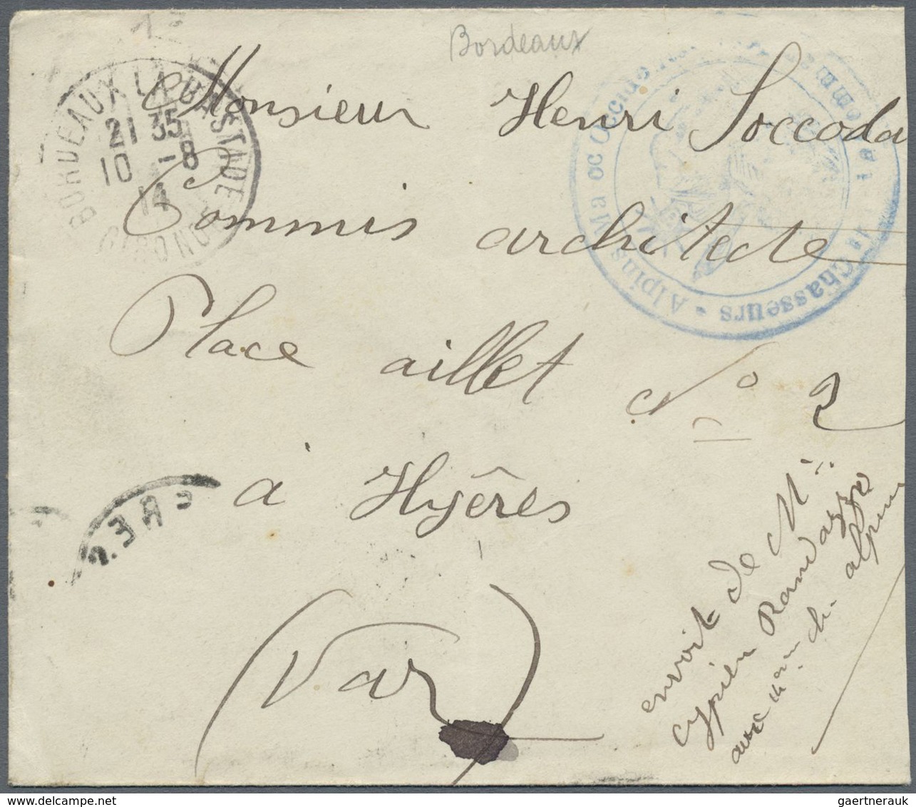 Br Frankreich - Militärpost / Feldpost: 1858/1949, collection of apprx. 100 covers/cards, almost exclus