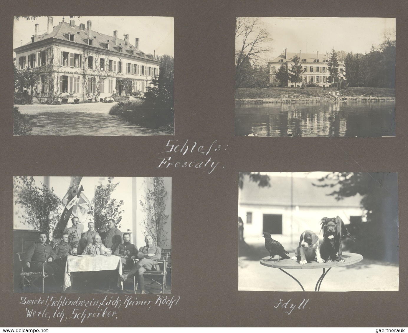 Frankreich - Besonderheiten: 1914/1918: Photo Album From A German Air Soldier At The Front In France - Other & Unclassified