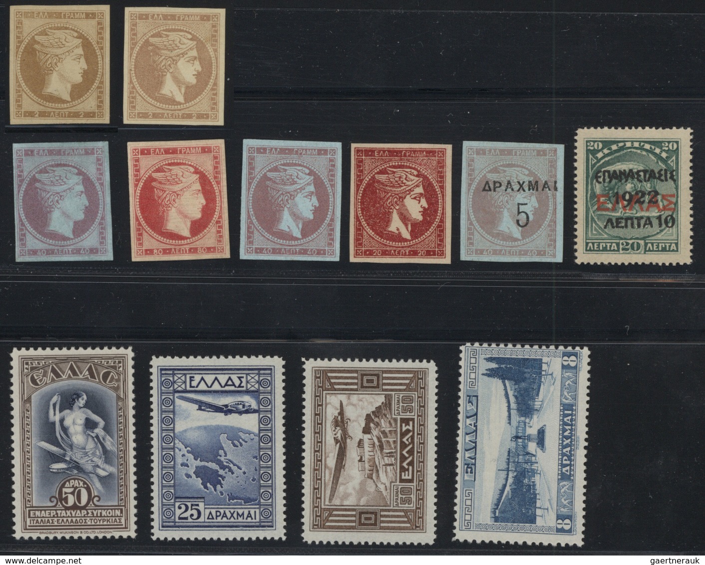 **/* Griechenland: 1861/1994, Sehr Schöne Sammlung Ungebraucht Ab Klassik, Ab Ca. 1920 Meist Postfrisch B - Lettres & Documents