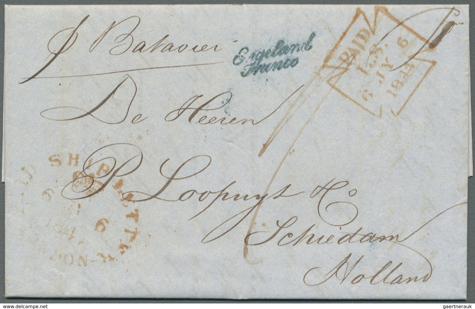 Br Großbritannien - Vorphilatelie: 1791/1850 Ca., 360 Early Covers With A Great Variety Of Cancellation - ...-1840 Préphilatélie