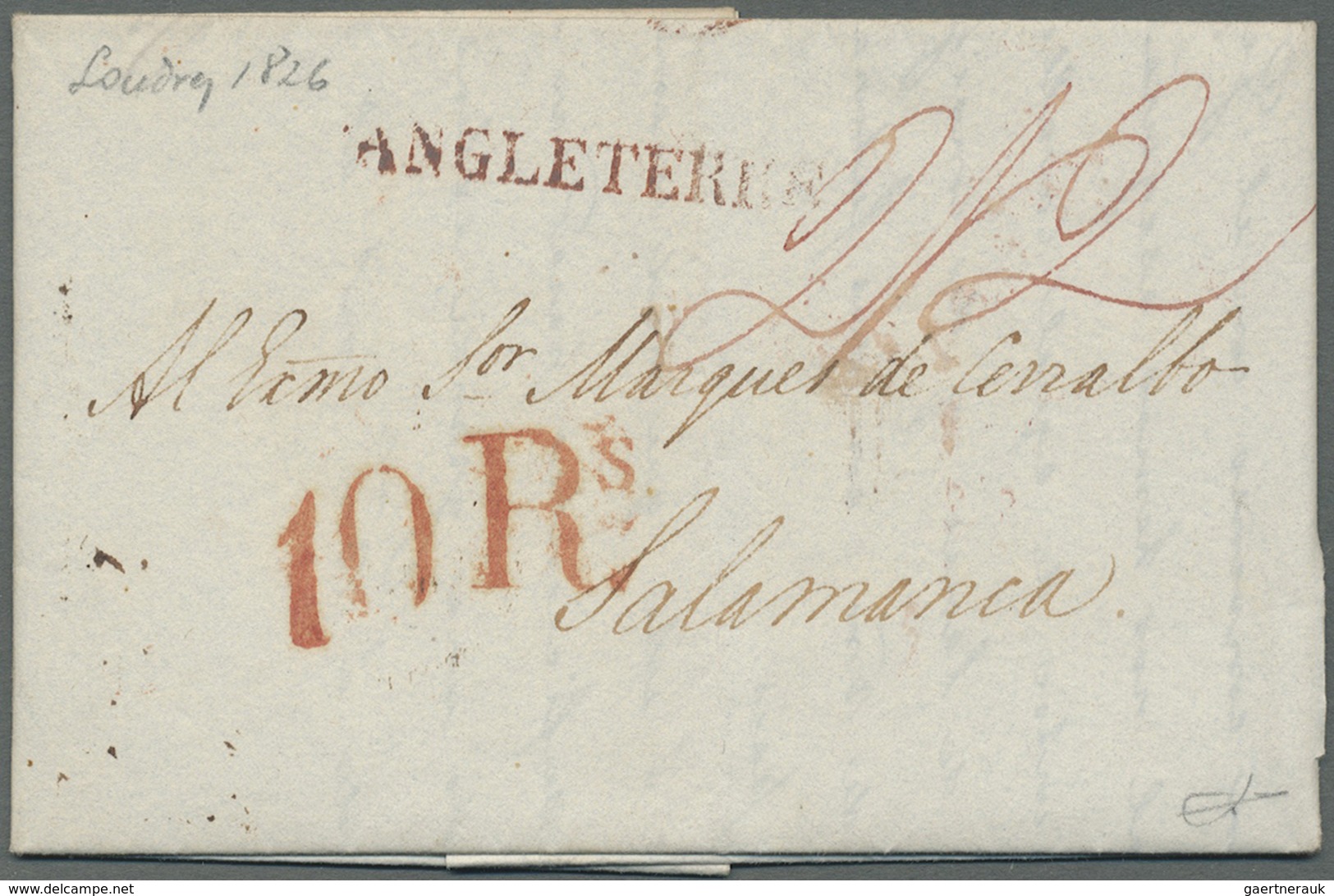 Br Großbritannien - Vorphilatelie: 1791/1850 ca., 360 early covers with a great variety of cancellation