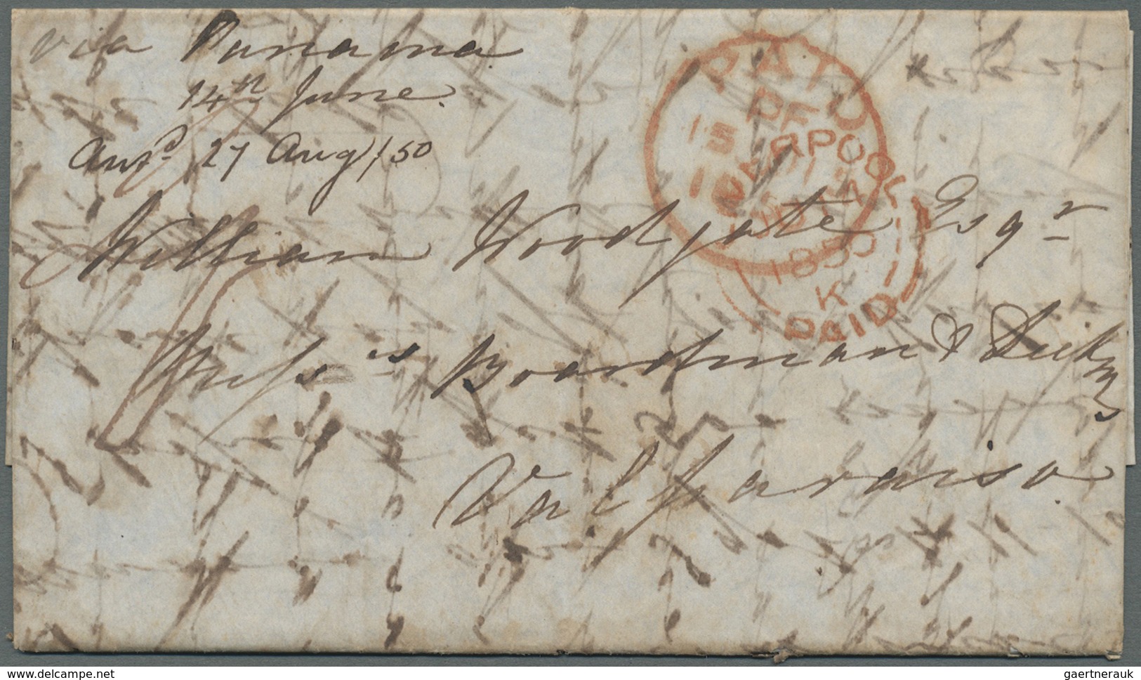 Br Großbritannien - Vorphilatelie: 1791/1850 ca., 360 early covers with a great variety of cancellation