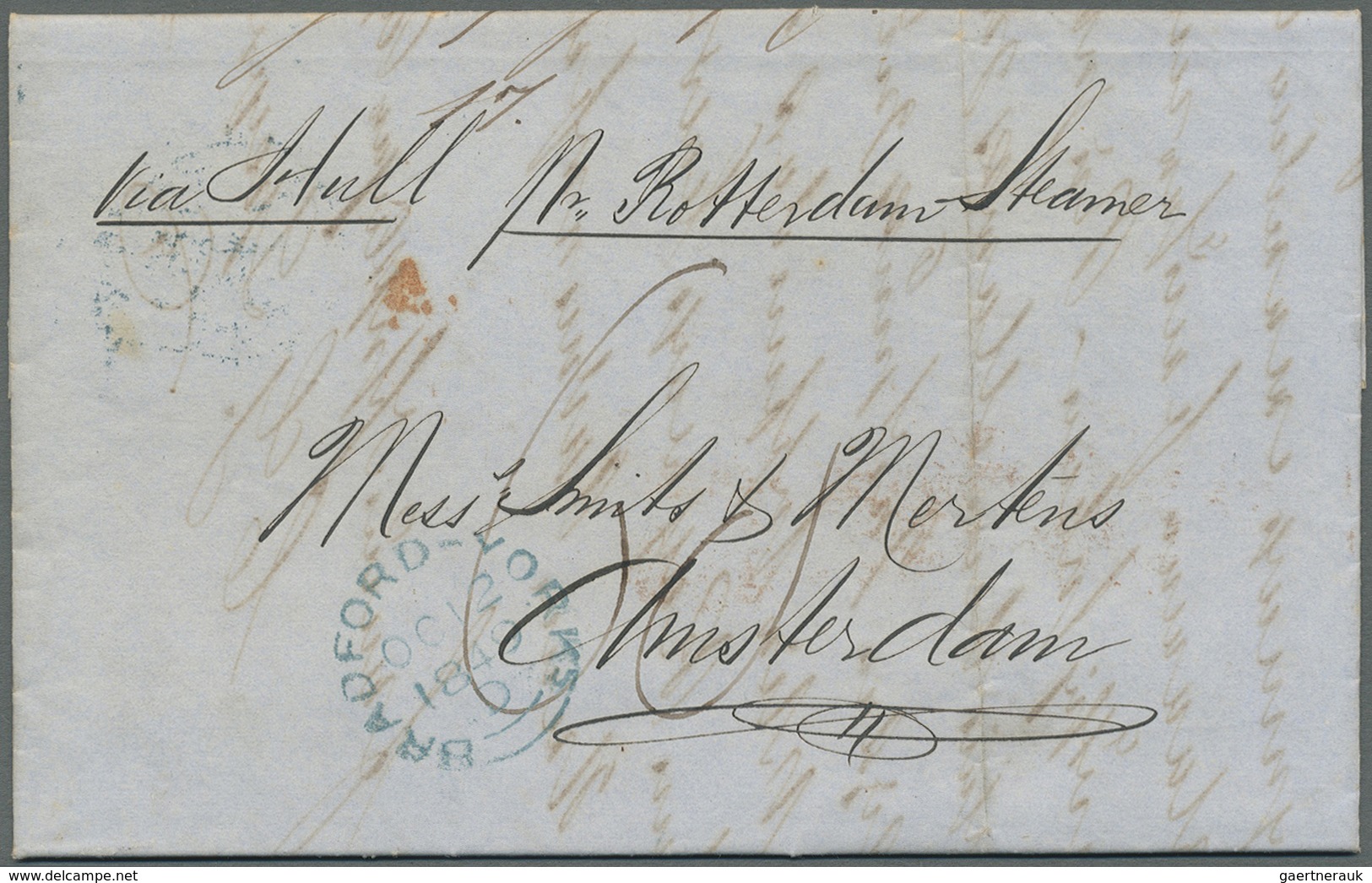 Br Großbritannien - Vorphilatelie: 1791/1850 ca., 360 early covers with a great variety of cancellation