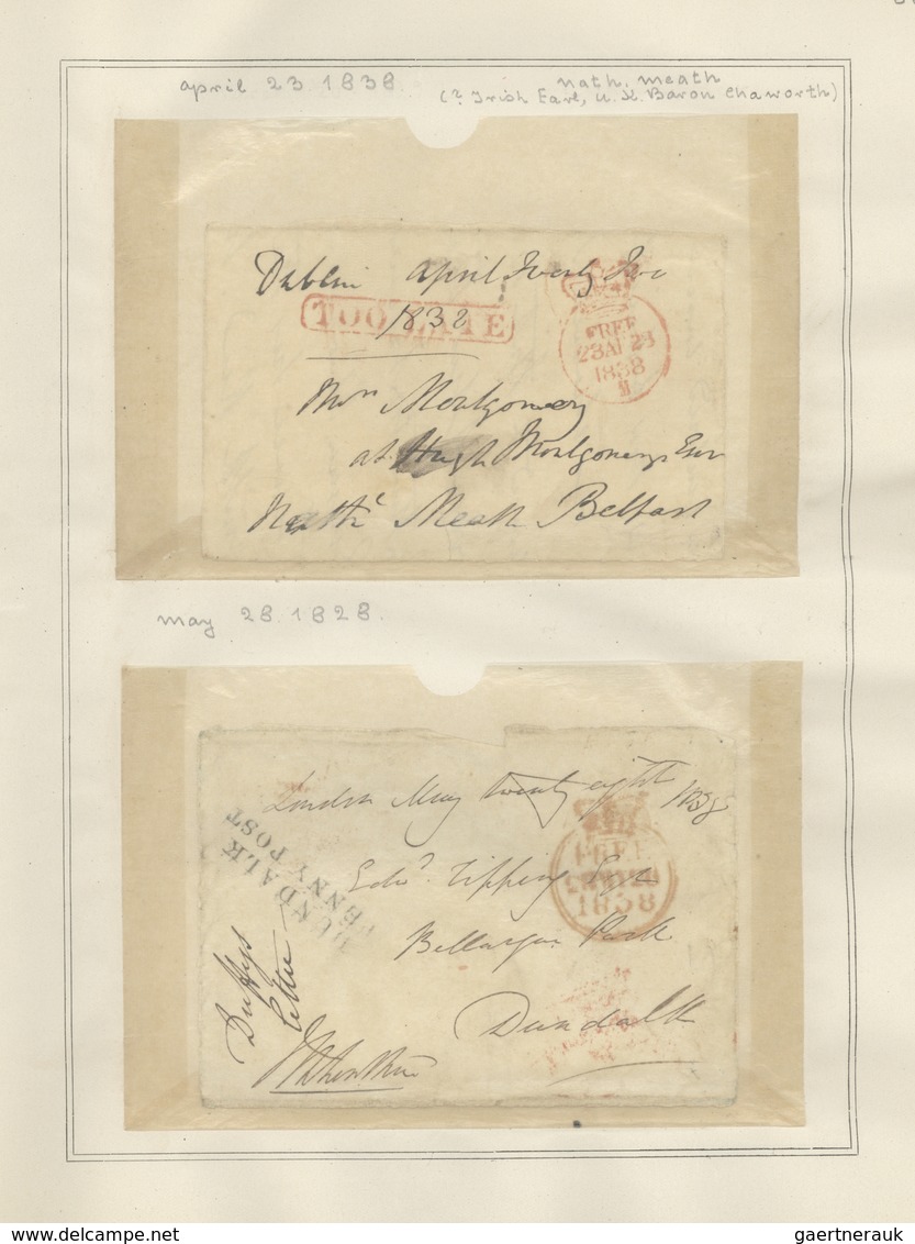 Brfst Großbritannien - Vorphilatelie: 1838/1839, HOUSE OF COMMONS, Collection Of 120 Fronts Of Covers Ex 1 - ...-1840 Préphilatélie