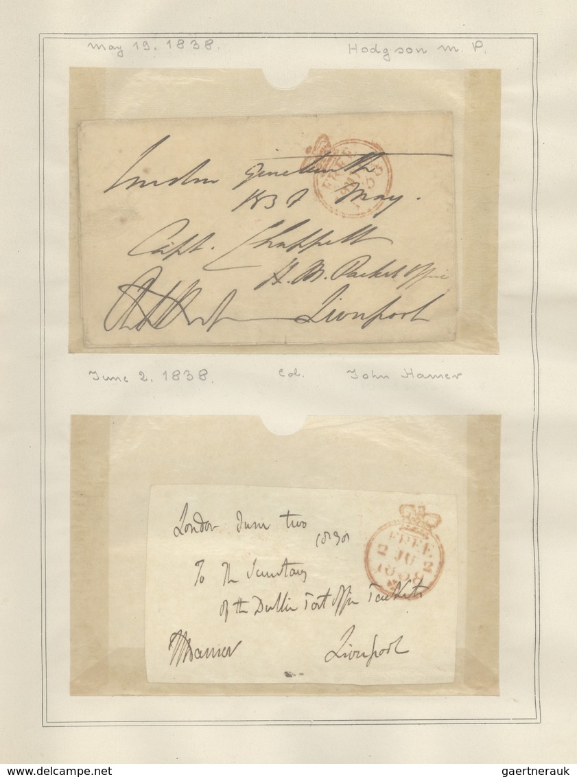 Brfst Großbritannien - Vorphilatelie: 1838/1839, HOUSE OF COMMONS, Collection Of 120 Fronts Of Covers Ex 1 - ...-1840 Préphilatélie