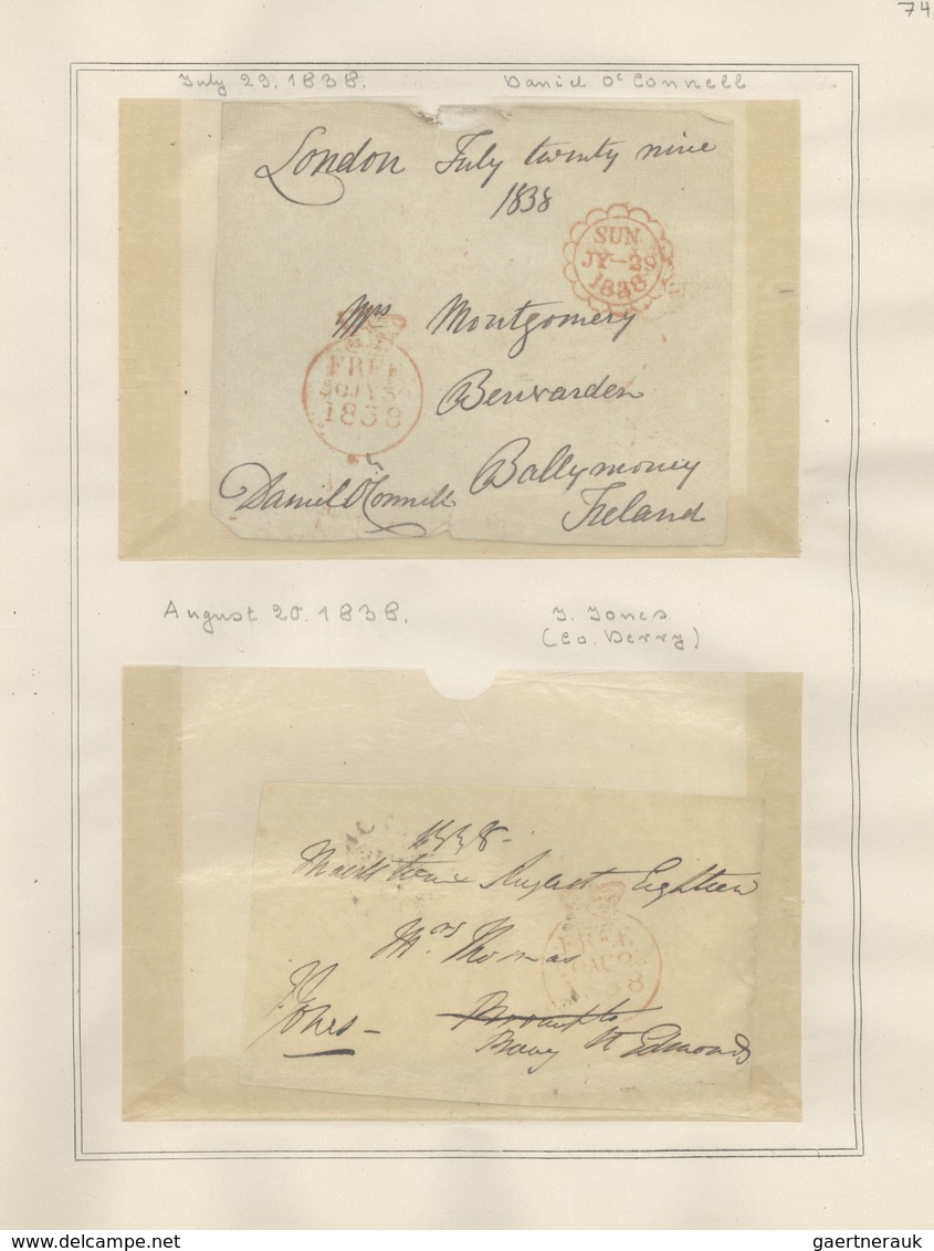 Brfst Großbritannien - Vorphilatelie: 1838/1839, HOUSE OF COMMONS, Collection Of 120 Fronts Of Covers Ex 1 - ...-1840 Préphilatélie