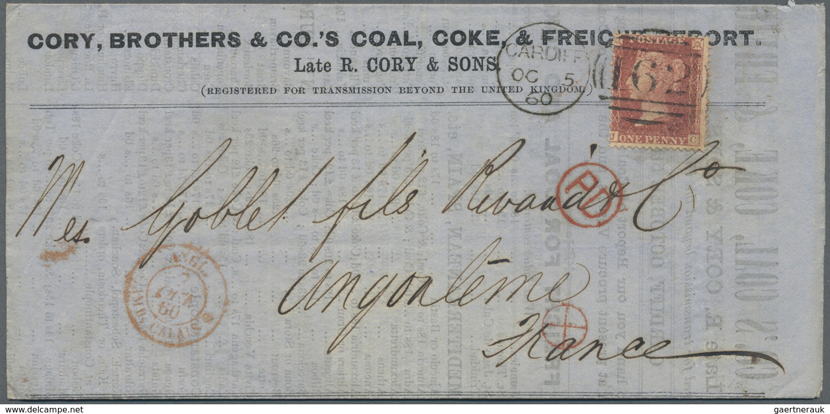 Br Großbritannien: 1820/1876, 17 Printed Pricelists Mostly Franked To Sweden, France, Denmark, Germany - Autres & Non Classés