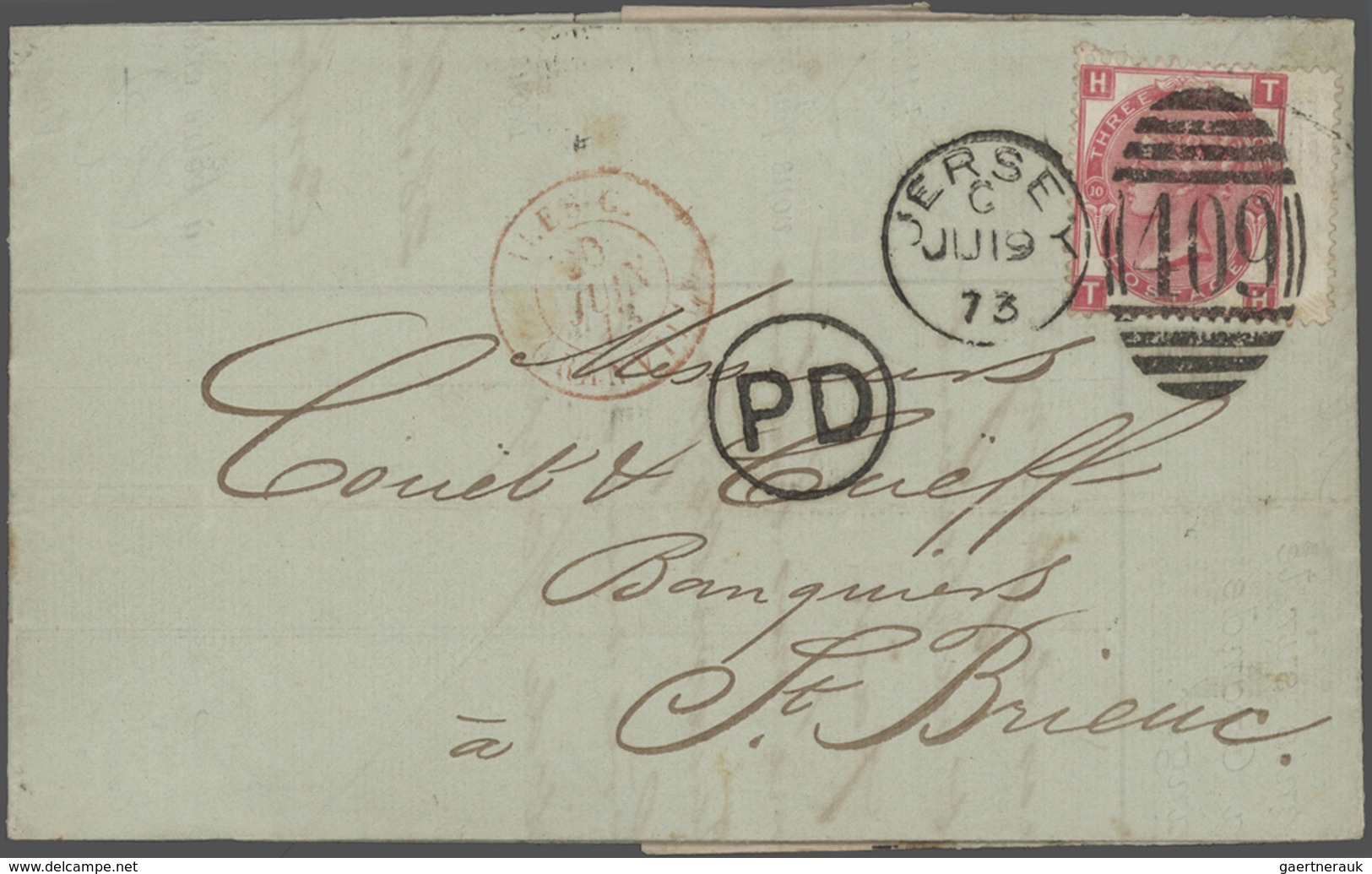 Br Großbritannien: 1836/1946: 77 Better Covers And Postal Stationeries Including Pre-philatelic, Used A - Autres & Non Classés