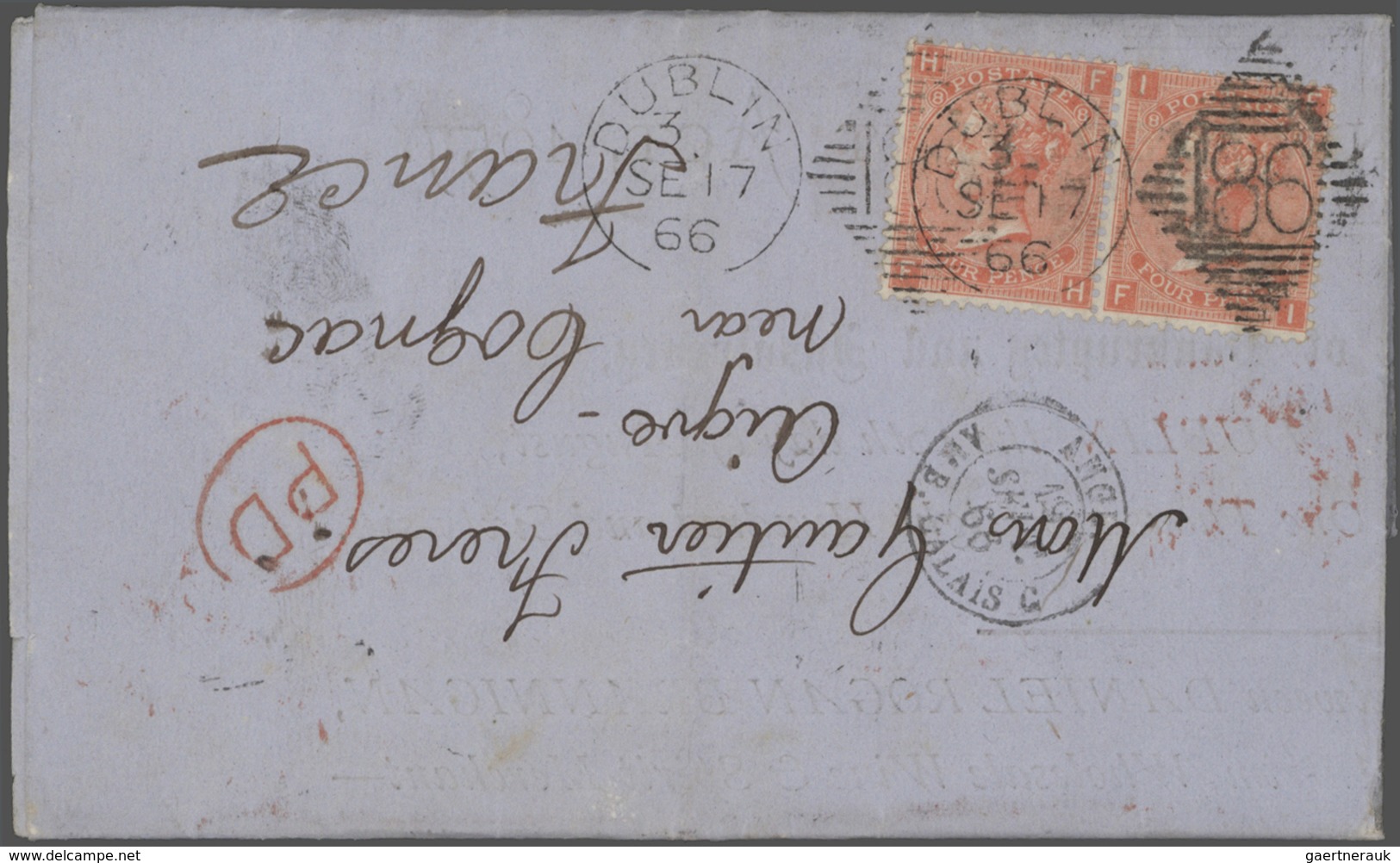 Br Großbritannien: 1836/1946: 77 Better Covers And Postal Stationeries Including Pre-philatelic, Used A - Autres & Non Classés