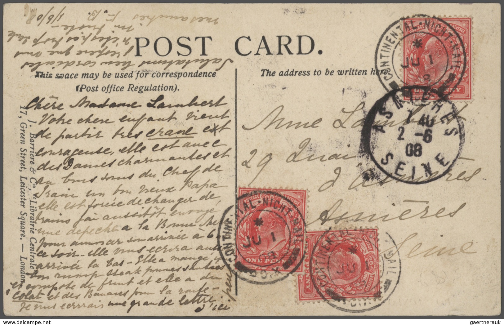 Br Großbritannien: 1836/1946: 77 better covers and postal stationeries including pre-philatelic, used A