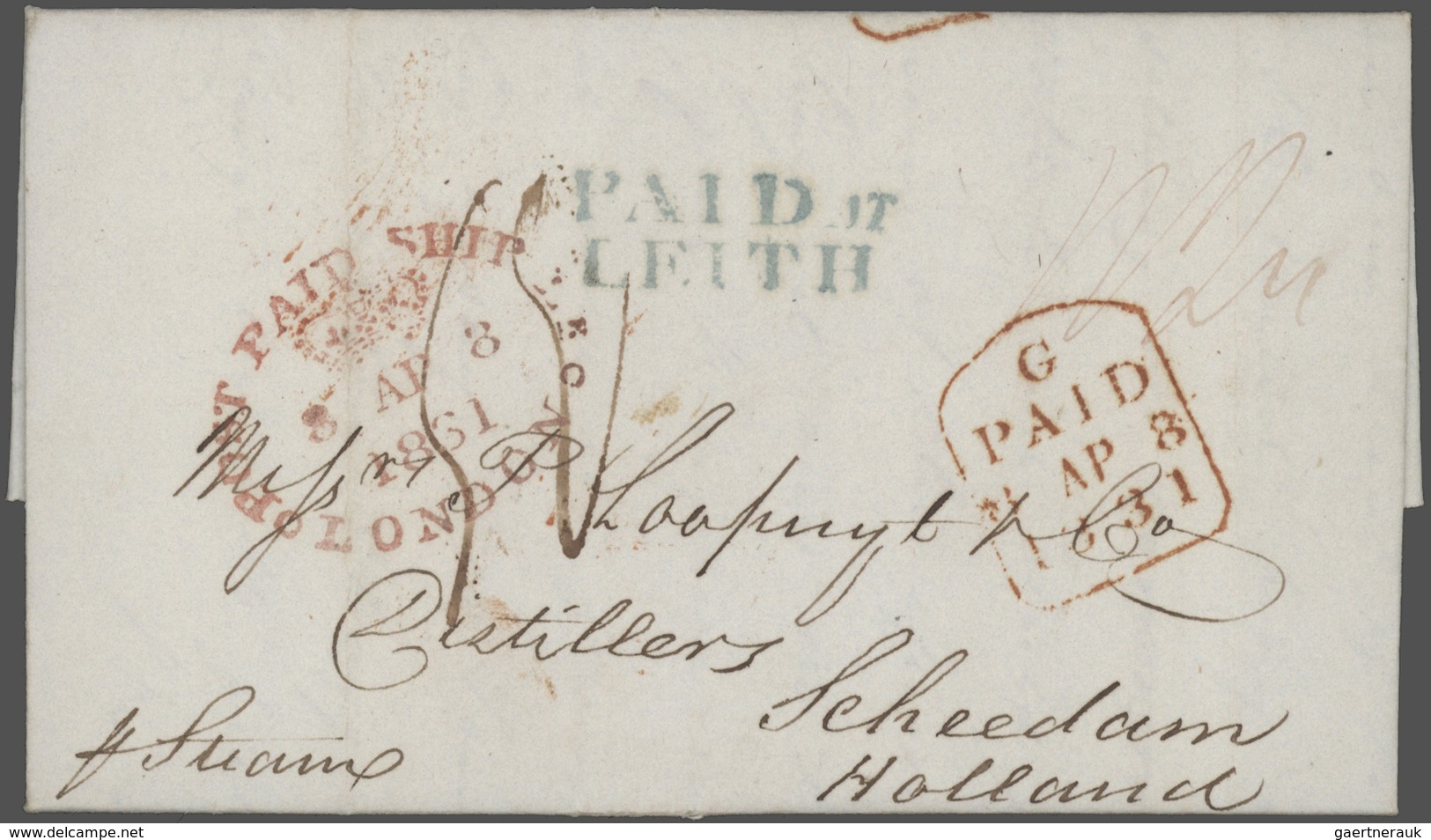 Br Großbritannien: 1836/1946: 77 better covers and postal stationeries including pre-philatelic, used A